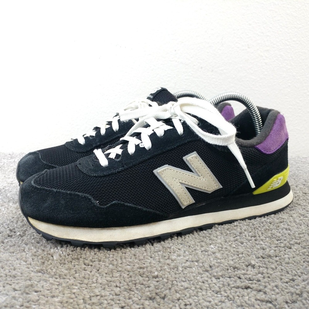 New Balance 515v1 Womens Size 10 Running Shoes Black Purple Suede WL515TRB